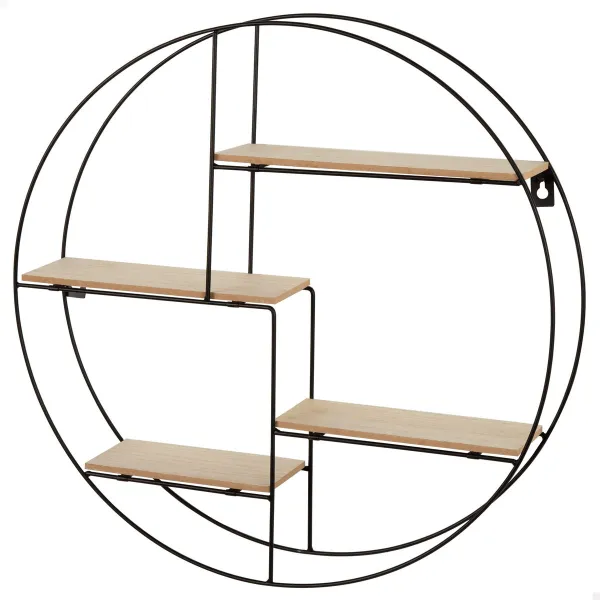 Shelves Max Home Iron MDF Wood 50 x 50 x 10 cm (4 Units)