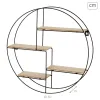 Plaukti Max Home Dzelzs Koks MDF 50 x 50 x 10 cm (4 gb.)