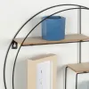 Shelves Max Home Iron MDF Wood 50 x 50 x 10 cm (4 Units)