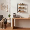 Shelves Max Home Iron MDF Wood 40 X 55 X 12 cm (4 Units)