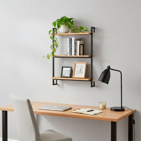 Полка Max Home Железо Деревянный MDF 40 X 55 X 12 cm (4 штук)