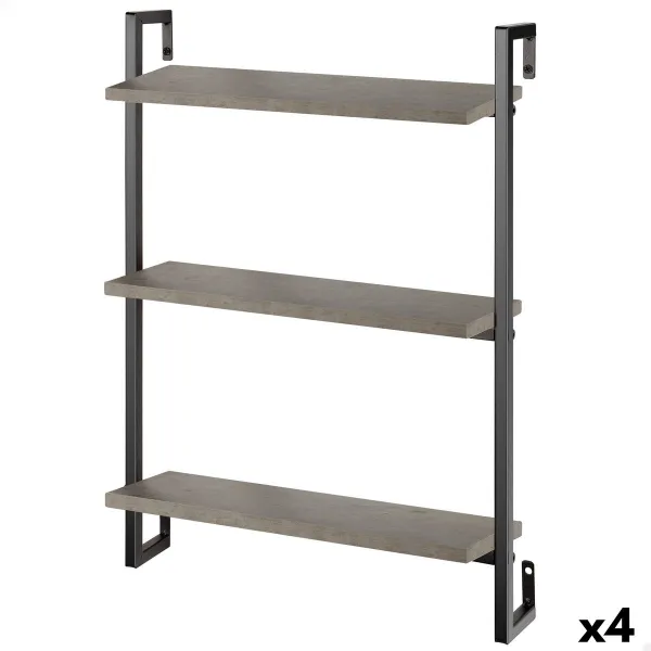 Полка Max Home Железо Деревянный MDF 40 X 55 X 12 cm (4 штук)