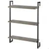 Полка Max Home Железо Деревянный MDF 40 X 55 X 12 cm (4 штук)
