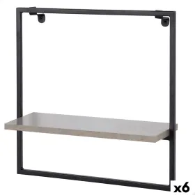 Lentynos Max Home Geležis Medžio MDF 35 x 35 x 12 cm (6 vnt.)