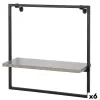 Полки Max Home Железо Деревянный MDF 35 x 35 x 12 cm (6 штук)