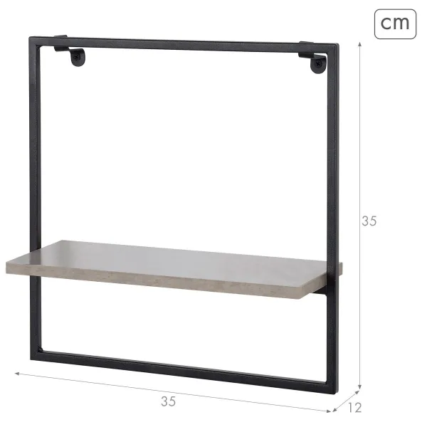 Полки Max Home Железо Деревянный MDF 35 x 35 x 12 cm (6 штук)