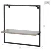 Полки Max Home Железо Деревянный MDF 35 x 35 x 12 cm (6 штук)
