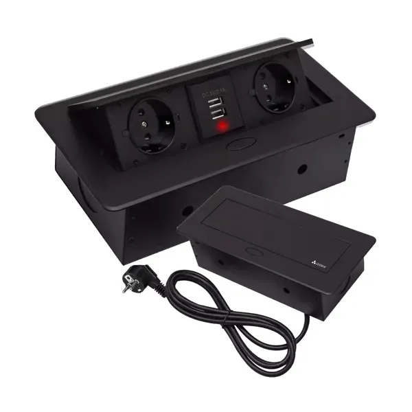 Встроенная в столешницу двойная USB-розетка Izoxis 21446