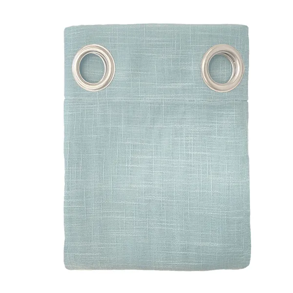 Curtain Alexandra House Living Rustik Turquoise 200 x 270 x 1 cm Translucent