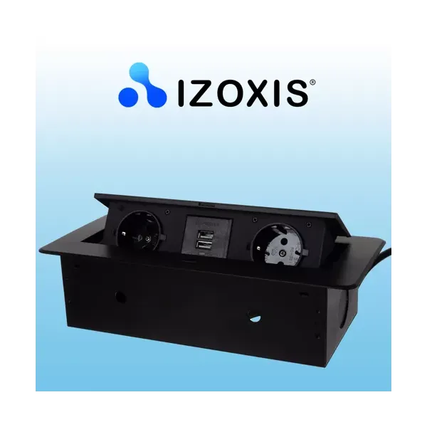 Встроенная в столешницу двойная USB-розетка Izoxis 21446