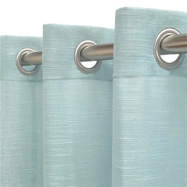 Curtain Alexandra House Living Rustik Turquoise 400 x 270 x 1 cm Translucent