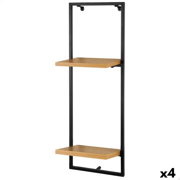 Hyllyt Max Home Rauta Puu MDF 25 X 75 X 20 CM (4 osaa)