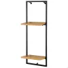 Hyllyt Max Home Rauta Puu MDF 25 X 75 X 20 CM (4 osaa)