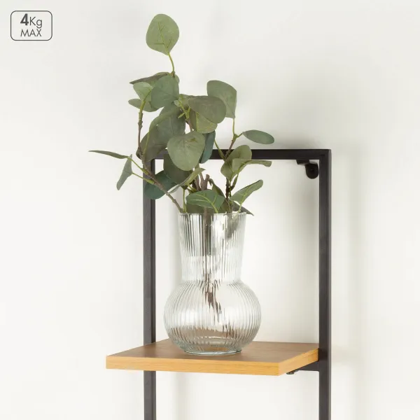 Shelves Max Home Iron MDF Wood 25 X 75 X 20 CM (4 Units)