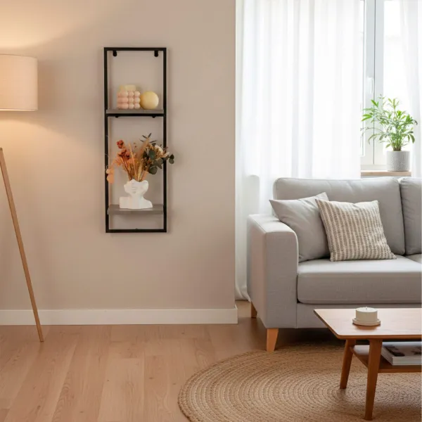 Полка Max Home Железо Деревянный MDF 25 X 75 X 20 CM (4 штук)