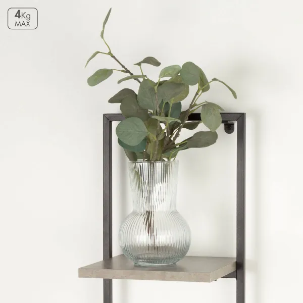 Полка Max Home Железо Деревянный MDF 25 X 75 X 20 CM (4 штук)
