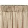 Curtain Alexandra House Living Rustik Natural Linen 200 x 270 x 1 cm Translucent