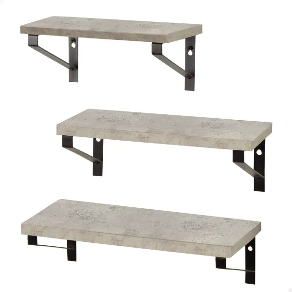 Planken Max Home Dzelzs Koks MDF 42 X 12 X 16 CM (4 gb.)