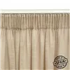 Curtain Alexandra House Living Rustik Natural Linen 200 x 270 x 1 cm Translucent