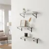 Hyllyt Max Home Rauta Puu MDF 42 X 12 X 16 CM (4 osaa)