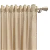 Curtain Alexandra House Living Rustik Natural Linen 200 x 270 x 1 cm Translucent