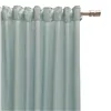 Curtain Alexandra House Living Rustik Turquoise Natural 300 x 270 x 1 cm Translucent