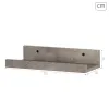 Lentynos Max Home Medžio MDF 25 X 5 X 10 CM (6 vnt.)