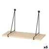Lentynos Max Home Geležis Medžio MDF 30 X 20 X 14,5 CM (6 vnt.)
