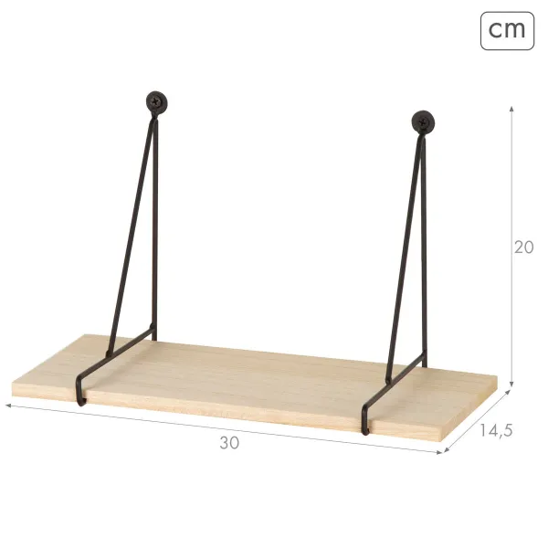 Полки Max Home Железо Деревянный MDF 30 X 20 X 14,5 CM (6 штук)