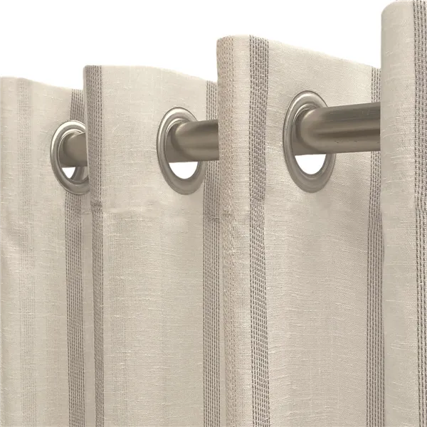 Curtain Alexandra House Living Rebeca Grey 140 x 270 x 1 cm Translucent