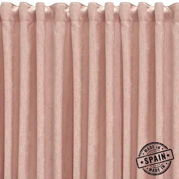 Curtain Alexandra House Living Arce Coral 200 x 270 x 1 cm
