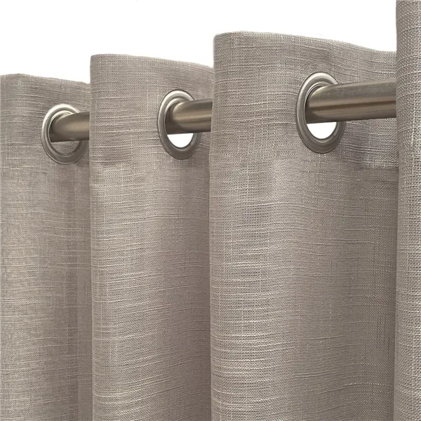 Curtain Alexandra House Living Rustik Grey 400 x 270 x 1 cm Translucent