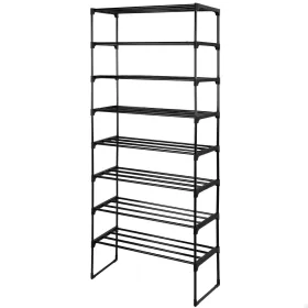 Shelves Max Home Black Metal Plastic 67 X 160 X 30 CM (2 Units)