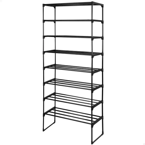 Lentyna Max Home Juoda Metalinis Plastmasinis 67 X 160 X 30 CM (2 vnt.)