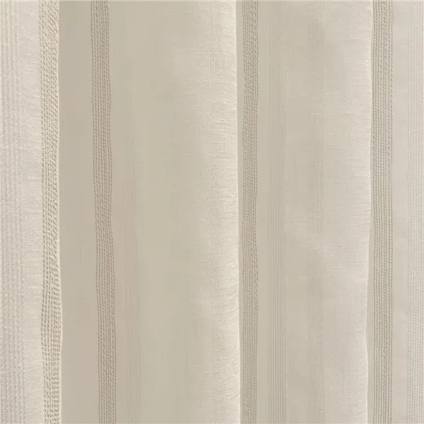 Curtain Alexandra House Living Rebeca Beige 400 x 270 x 1 cm Translucent