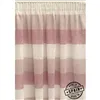 Curtain Alexandra House Living Alina Coral 140 x 270 x 1 cm Translucent