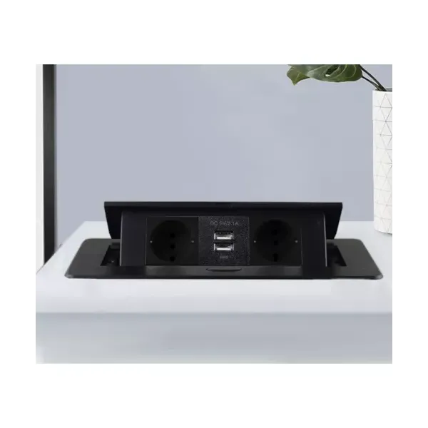Встроенная в столешницу двойная USB-розетка Izoxis 21446