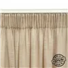 Curtain Alexandra House Living Rustik Natural Linen 400 x 270 x 1 cm Translucent