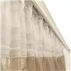 Curtain Alexandra House Living Rustik Natural Linen 400 x 270 x 1 cm Translucent