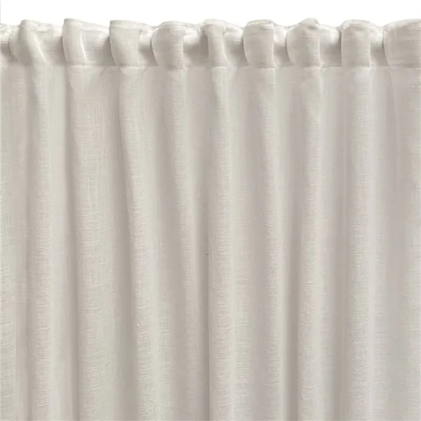 Curtain Alexandra House Living Jade Natural 200 x 270 x 1 cm Translucent