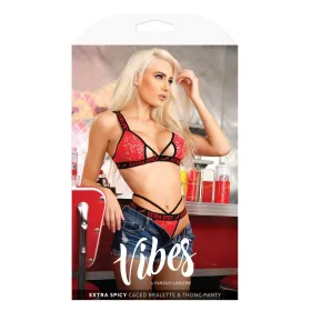 Alusvaatesetti Fantasy Lingerie Punainen (S/M)
