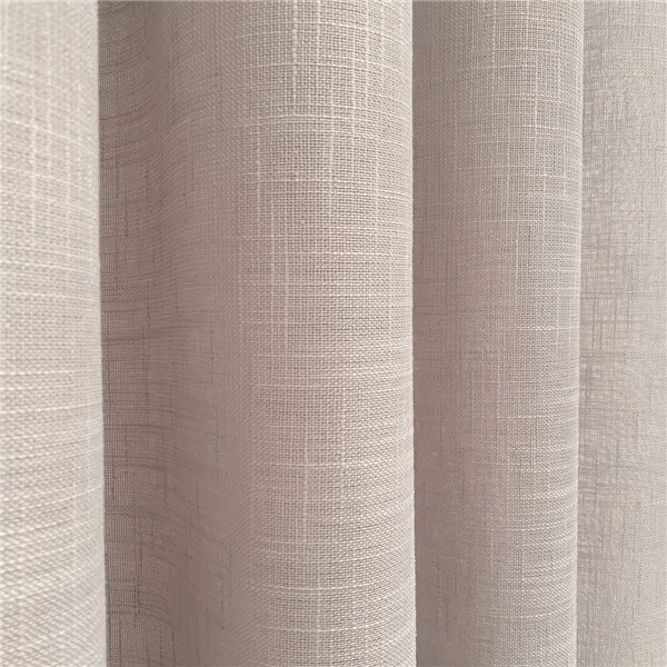 Curtain Alexandra House Living Rustik Grey Natural 400 x 270 x 1 cm Translucent