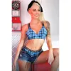 Alusvaatesetti Fantasy Lingerie Sininen (M/L)