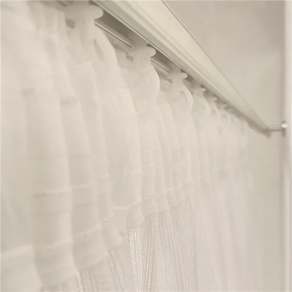 Curtain Alexandra House Living Lisboa White 400 x 270 x 1 cm Translucent