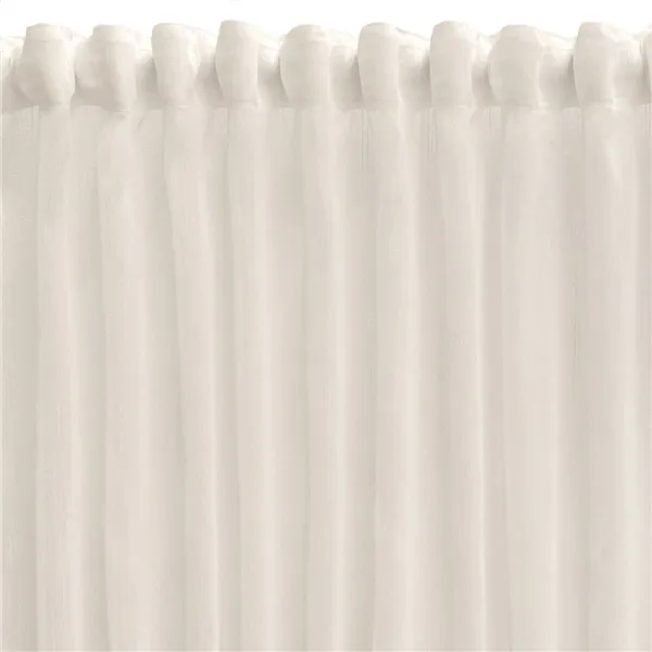 Curtain Alexandra House Living Lisboa White 400 x 270 x 1 cm Translucent