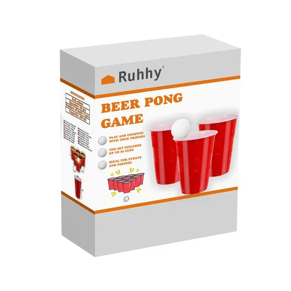 Beer Pong Game - 50 Cups Ruhhy 21232