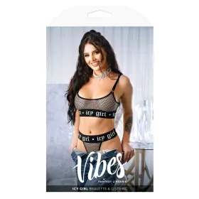 Alusvaatesetti Fantasy Lingerie Musta (M/L)