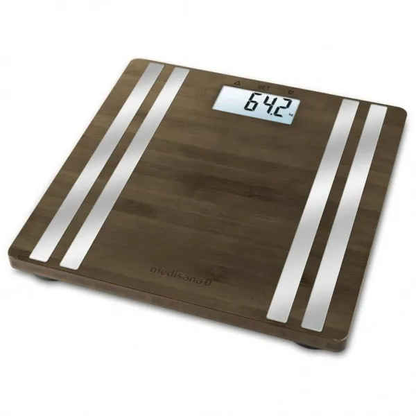 Digitālie vannas istabas svari Medisana BS 552 Bamboo 180 kg (1 Daudzums)