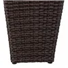 Planter Alexandra House Living Brown Iron Rattan Plastic 28 x 40 x 28 cm