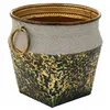 Planter Alexandra House Living Gold Iron 27 x 25 x 27 cm